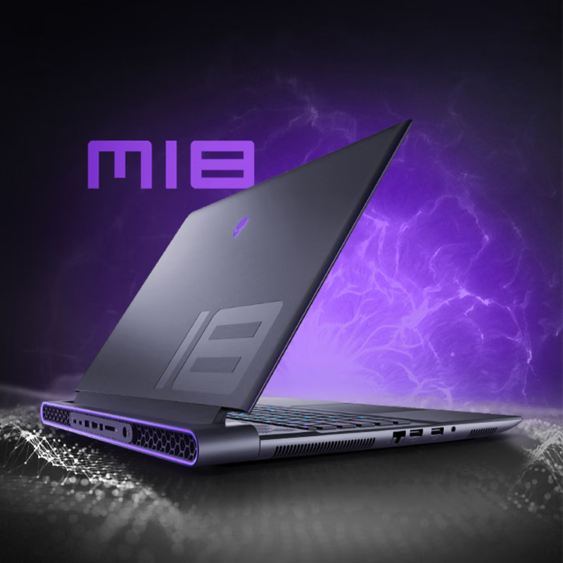 2023年新款 外星人游戏本 ALIENWARE M18 18英寸笔记本电脑 i9-13900HX RTX4080显卡 64G内存 1TB固态 2K屏幕 165HZ笔记本