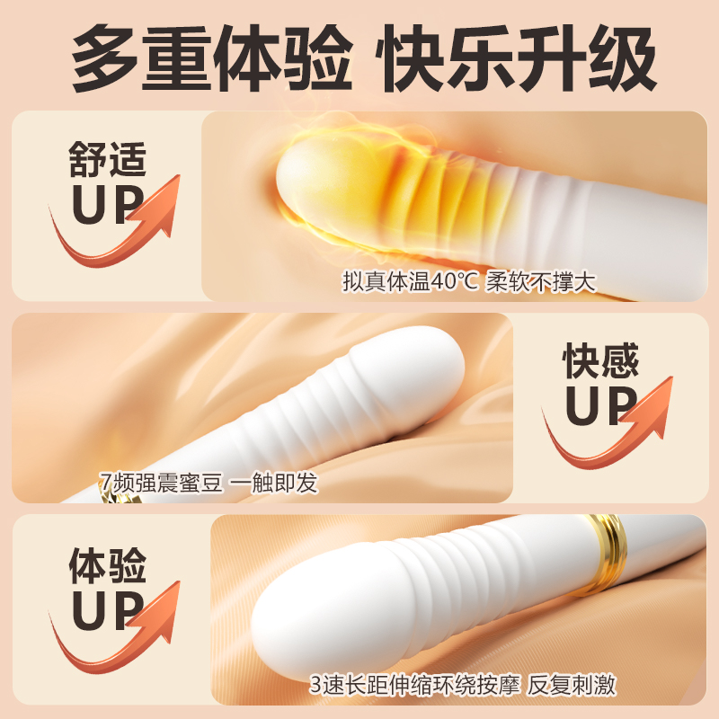 谜姬小程序手远程无线遥控震动棒智能加温全自动伸缩炮机仿真阳具免提女用自慰器成人性用品私处AV棒激情恋人夫妻情趣房事性玩具高清大图