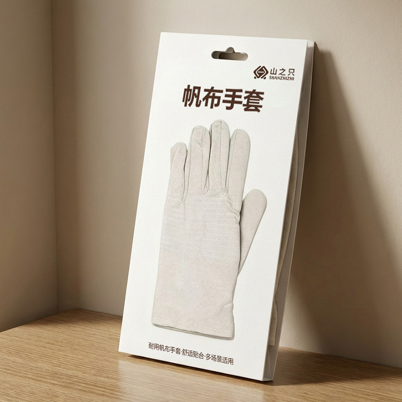 山之只 帆布手套手套 均码 双高清大图