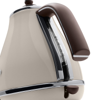 德龙(DeLonghi) KBOV2001 家用电热水壶 进口温控器 不锈钢 1.7L电水壶 奶白色