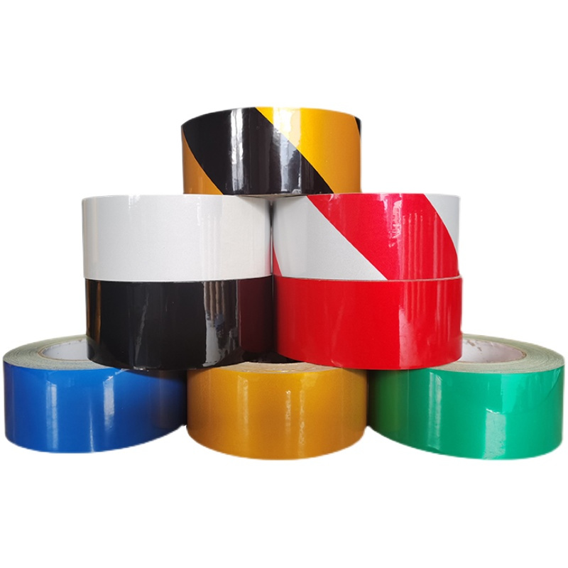 警示胶带反光膜强力反光贴安全标识贴条 10cm*33m*2卷 红色