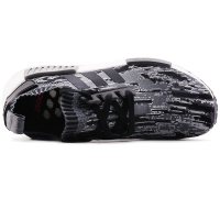 Adidas阿迪达斯三叶草 NMD R1 Boost PK 黑白噪音男鞋运动休闲跑步鞋 BZ0223