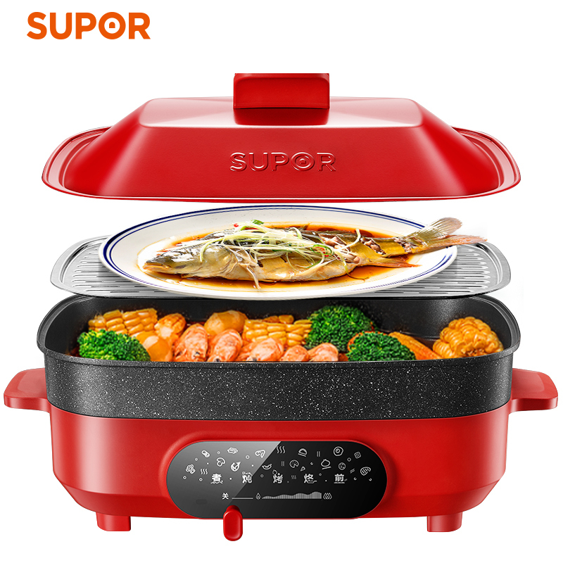 苏泊尔 (SUPOR) JD3424D808 煎烤机 多功能料理锅