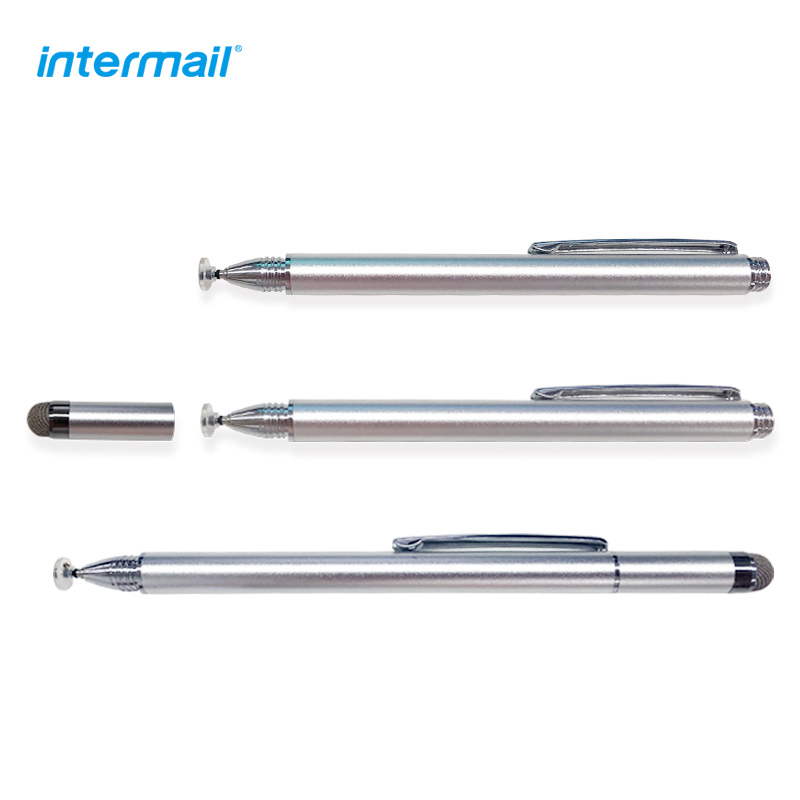 intermail 手机平板触控触屏电容笔pencil安卓指绘笔苹果iPad电子手写笔绘画 一笔两用 145 无线无源