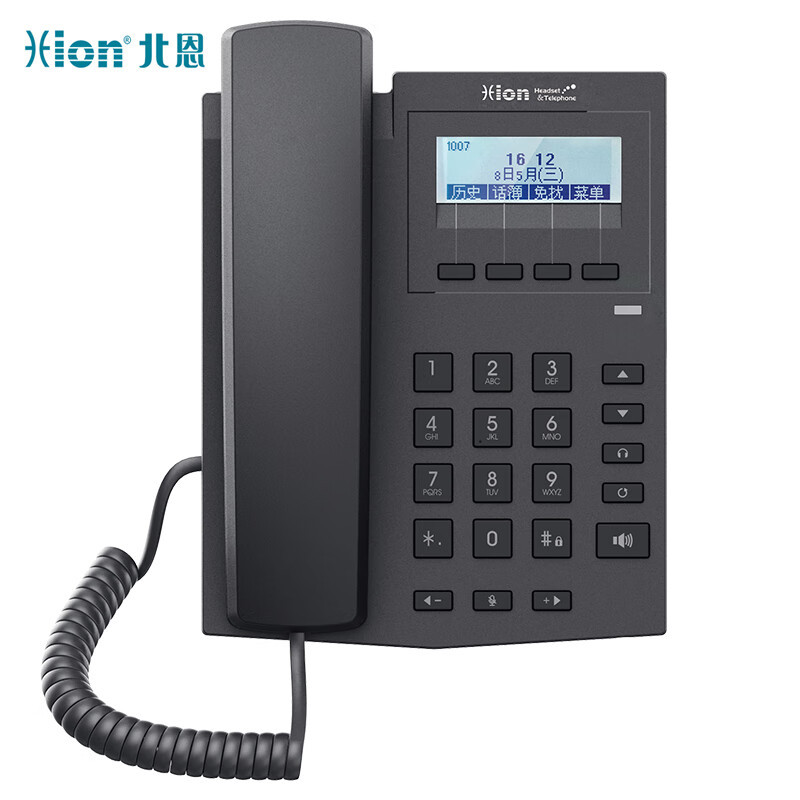 北恩(HION) S900 IP电话 SIP网络电话机 呼叫中心话务员客服座机 S900网络电话机 [不含耳机]高清大图