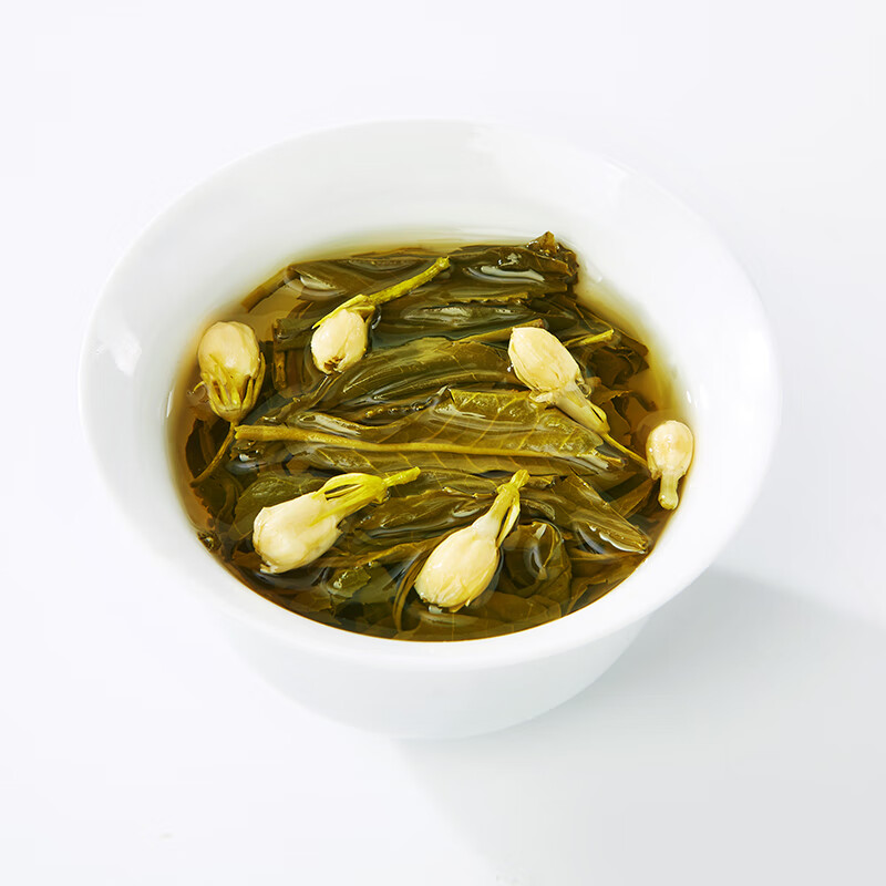 知福茶叶年新茶茉莉花绿茶雨前黄山毛峰茶浓香型袋装200克高清大图