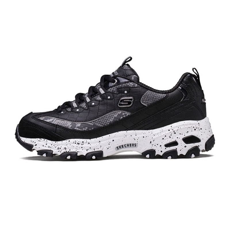 skechers斯凯奇女鞋2017新款D‘lites熊猫鞋运动休闲鞋66666054