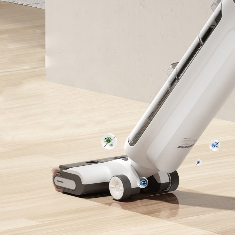 Mova洗地机大未3.0Pro吸洗拖一体机器人拖地机吸尘器[0水渍0缠毛 60℃热洗自动清洁 160°平躺]高清大图