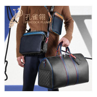 Louis Vuitton LV路易威登新款欧美时尚男士时尚涂层帆布男士单肩包斜跨LV邮差包男包M51466