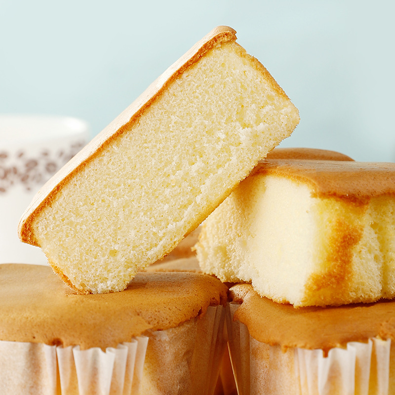 卡尔顿液态奶蛋糕纯奶营养早餐鸡蛋糕零食网红面包食品整箱代餐装600g