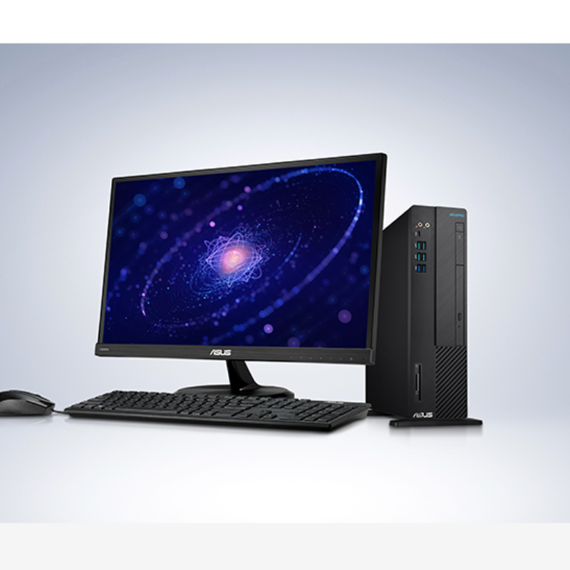 华硕(ASUS)商用台式电脑主机 D641SC (I3-9100 4G 256G固态 集显 DOS)
