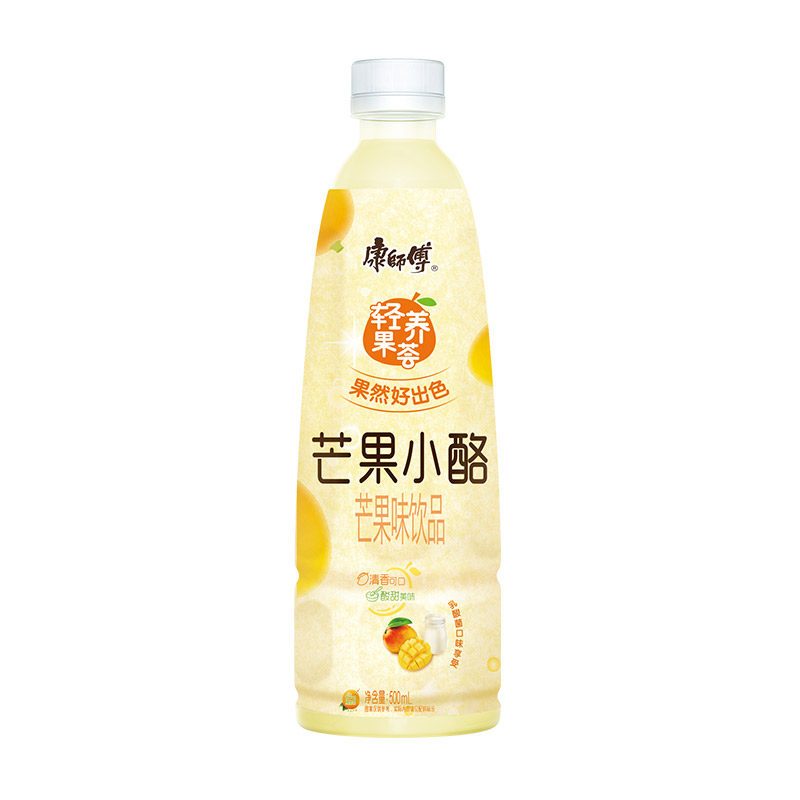 康师傅果汁饮料蜂蜜柚子茶芒果小酪蜜桃小酪500mlx16瓶夏季饮品视频