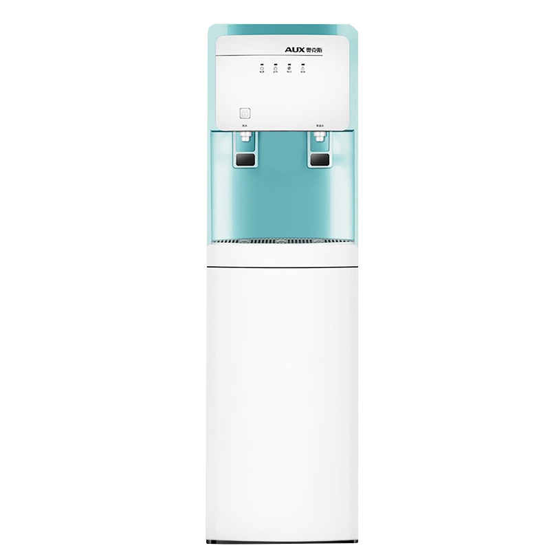 奥克斯/AUX 立式饮水机 YLR-5-X-19 天湖蓝制冷制热柜式饮水机 童锁 下置水桶 两用自动茶吧桶装水净水管线机
