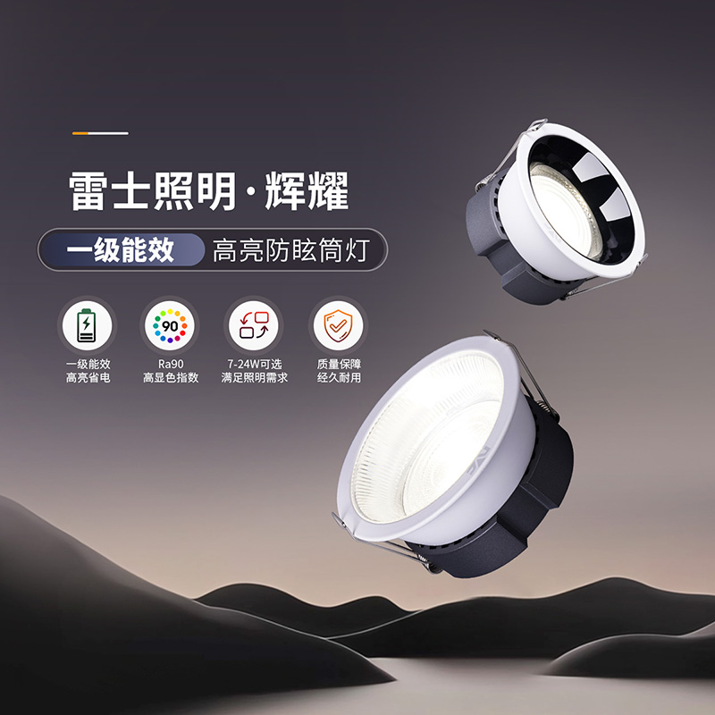 雷士照明大功率筒灯高清大图
