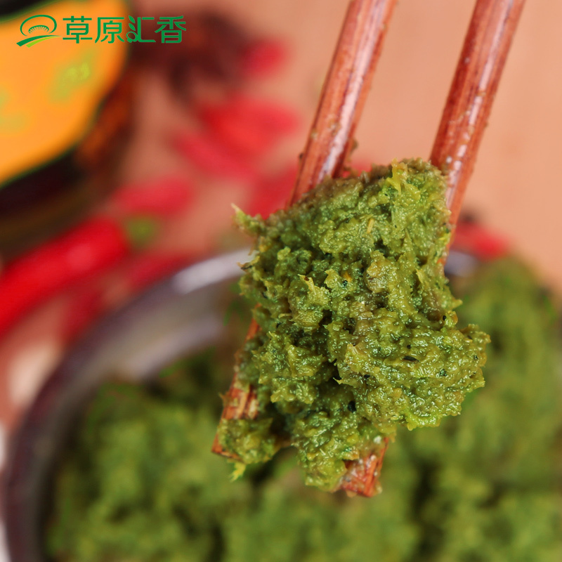 草原汇香韭花酱188g自制涮羊肉韭菜花酱火锅蘸料内蒙古特产调味料