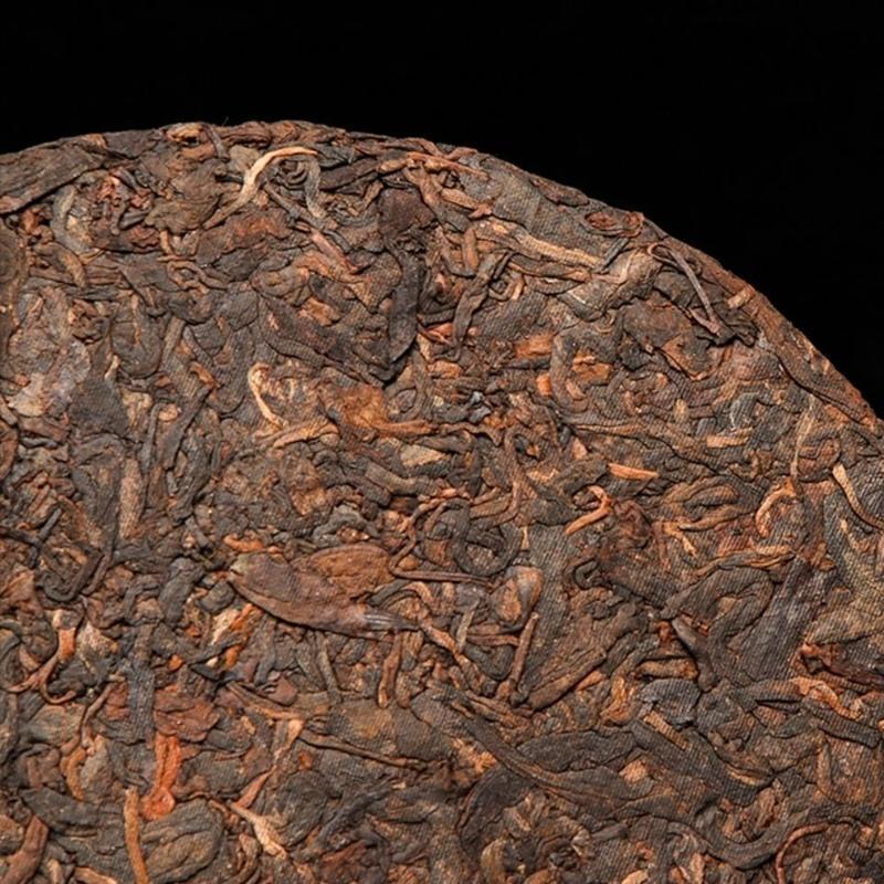 老普洱357克饼茶叶云南特产普洱茶熟茶勐海陈香普洱七子饼茶越陈越香