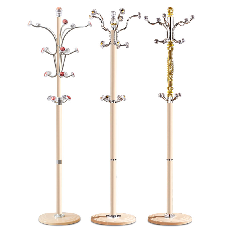 欧式单杆衣帽架家用简约现代落地式挂衣架卧室衣架不锈钢衣服架子_668高清大图