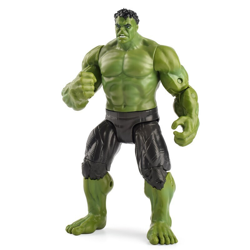 中动玩具1903037寸绿巨人漫威手办复仇者联盟关节可动手办玩具支架款