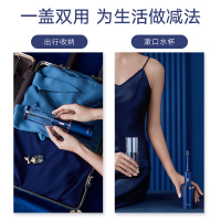美的(Midea)电动牙刷MC-AX0102 琉璃蓝 消毒除菌牙刷 成人(刷头*4)竹炭+敏感刷头 亮白洁齿 情侣款