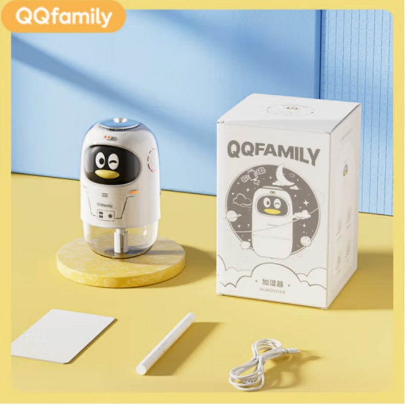 小画仙 QQfamily联名款桌面迷你静音加湿器QJSQ-1501高清大图