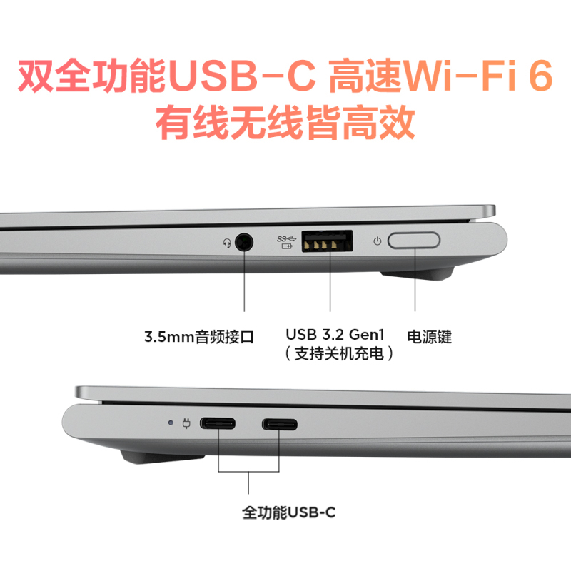 联想(Lenovo)小新Pro14标压锐龙版14英寸全面屏轻薄本笔记本电脑(6核R5-5600H 16G 512G 2.8K 90Hz 低蓝光 护眼)银