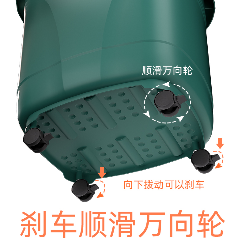 泡脚盆泡脚桶家用塑料按摩洗脚盆过小腿桶过膝高足浴盆保温洗脚桶