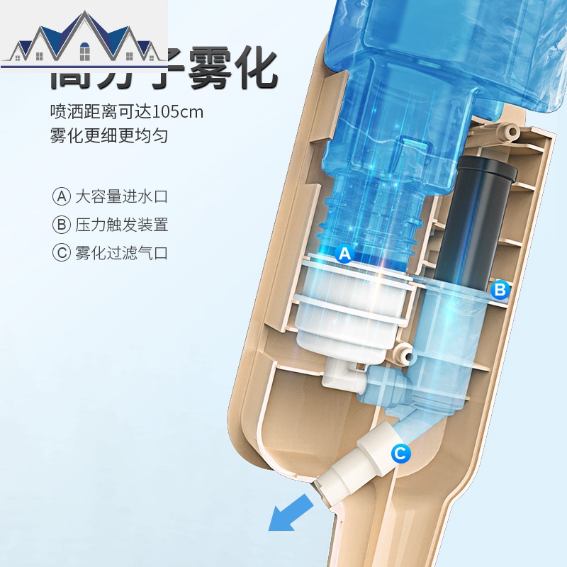 平板喷雾喷水拖把懒人家用拖地消毒布木地板干湿两用拖布 三维工匠高清大图