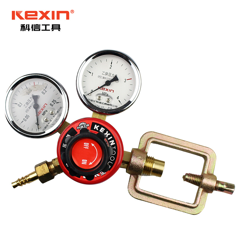 科信(kexin)08K型乙炔减压器 减压表减压阀 KX860007 1个高清大图