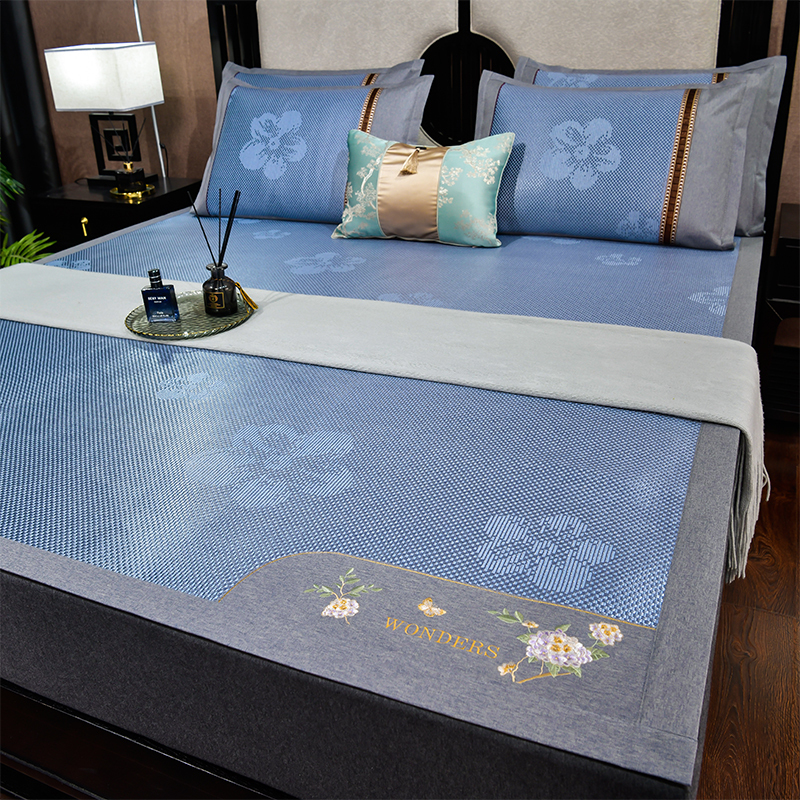 凉席夏季草席家用学生宿舍单人冰丝凉席夏天藤席子夏季裸睡一席两用