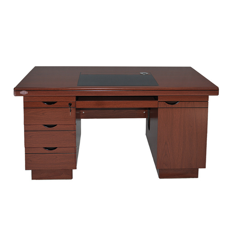 广亿隆办公桌木质写字桌书桌电脑桌职员桌高清大图
