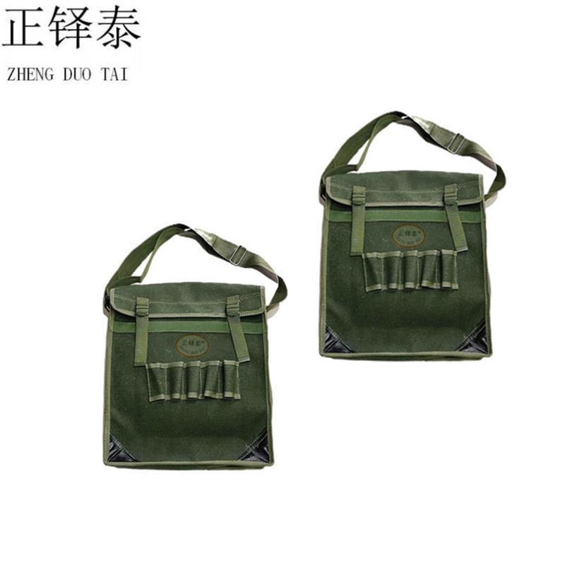 正铎泰 帆布工具包 军绿色长35cm*宽13cm*高40cm/个高清大图