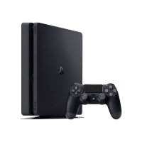 索尼（SONY）PS4 slim500GB 游戏主机 体感游戏机 家用游戏机 支持VR设备 港版黑色