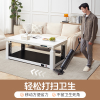 焱魔方T7移动款取暖桌家用电暖茶几1.6米带电磁炉电暖炉电烤桌电动升降取暖茶几烤火炉取暖器家用电暖桌烤火桌长方形电炉茶几