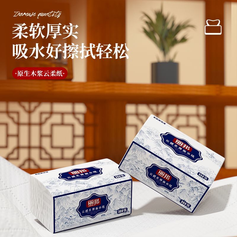 丽邦4层抽纸 30包一件高清大图