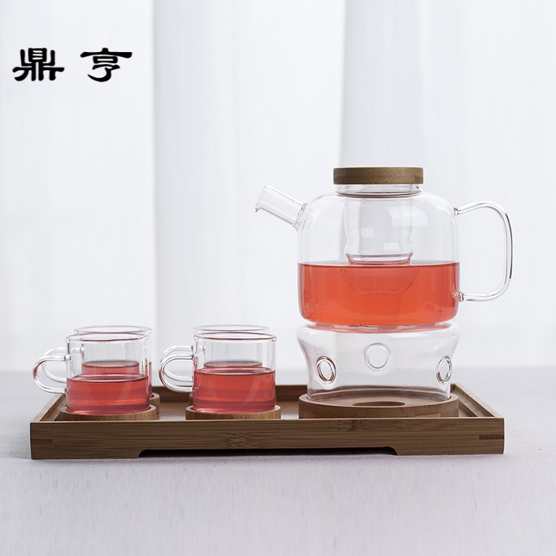 鼎亨自然格│花茶壶水果茶壶养生茶壶玻璃茶具套装 养生壶 加热