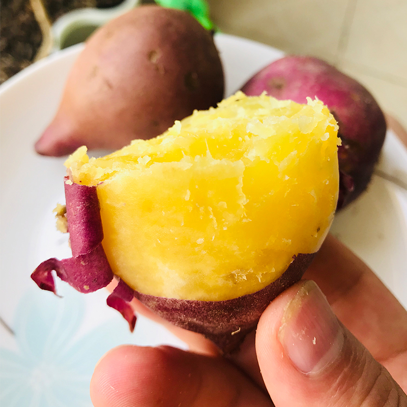 [西沛生鲜]陕西正宗板栗薯 净重8.5斤 大果 新鲜小香薯蜜薯桥头地瓜农家自种沙地板栗薯高清大图