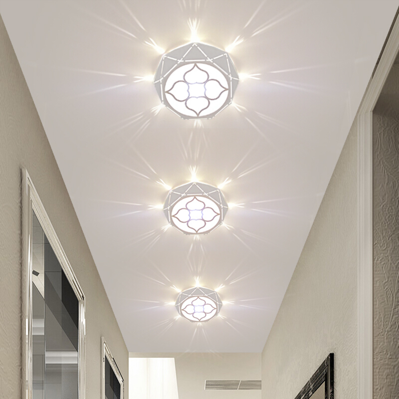 创意过道灯走廊灯简约现代玄关灯进入户灯个性阳台灯吸顶灯射灯