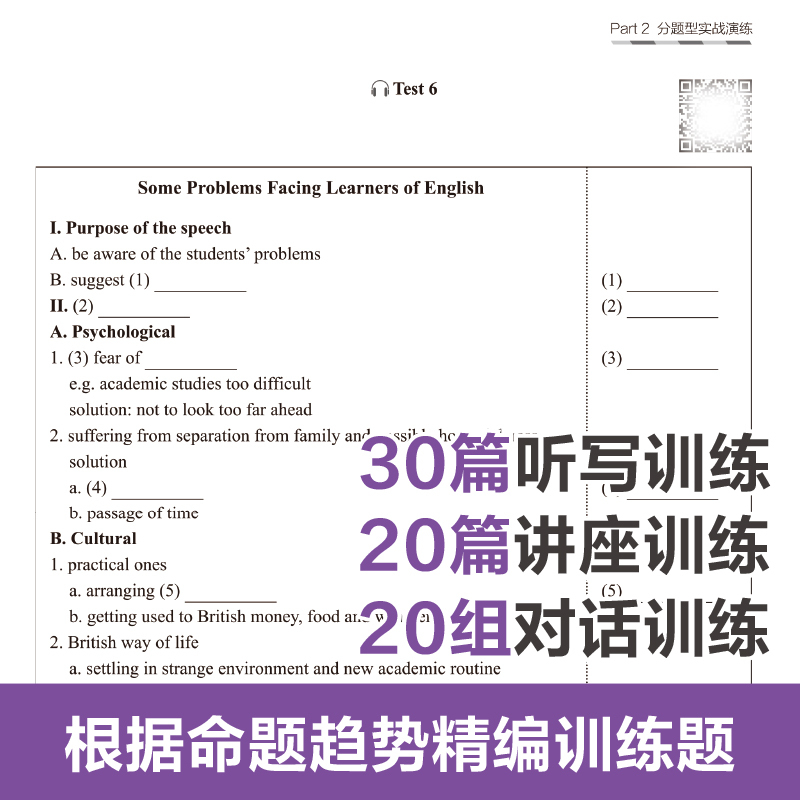 [正版]tem4新题型单项突破英语专业四级听写与听力理解专项训练专四新题型10套听力全真模拟题测试华东理工大学出版社T