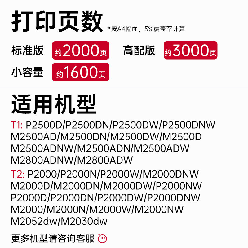 玖六零-适用得力T1/T2碳粉高清大图