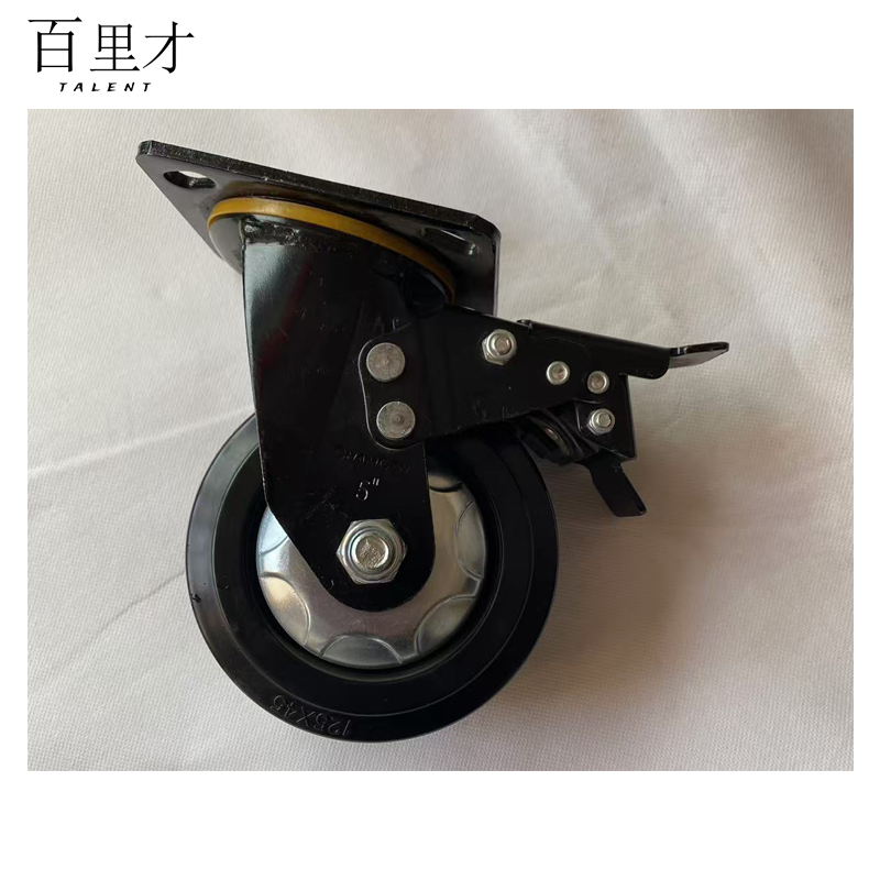 百里才 橡胶万向轮 4寸 个高清大图