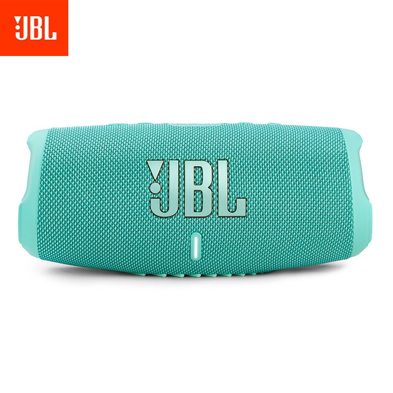 JBL CHARGE5 音乐冲击波五代 便携式蓝牙音箱+低音炮 户外防水防尘音箱桌面音响 增强版赛道扬声器薄荷绿高清大图