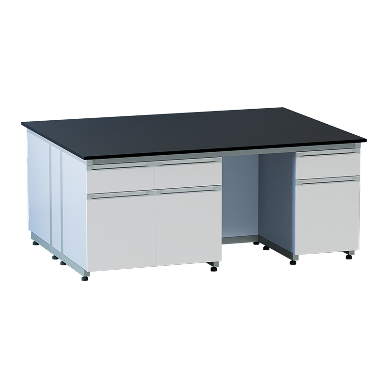 臻远 ZY5052114 实验室 工作台化验室操作台化验桌 钢木暖白2米中央台