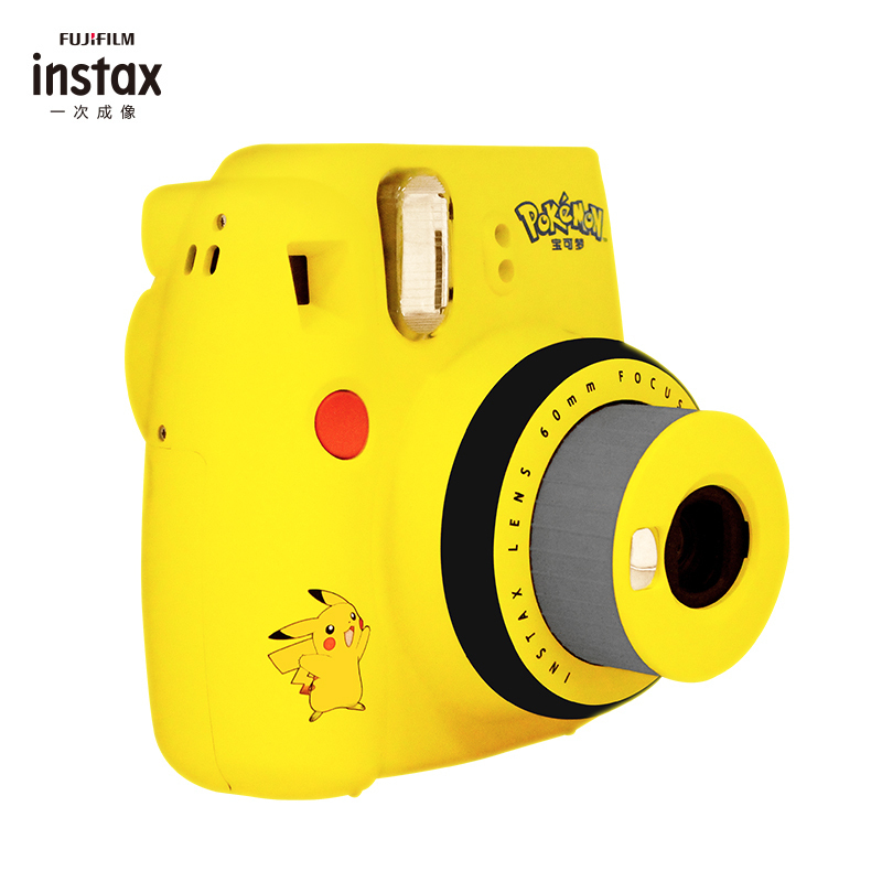 富士(FUJIFILM)INSTAX 立拍立得 一次成像 胶片相机 mini9宝可梦皮卡丘相机 富士定制相机 单机标配