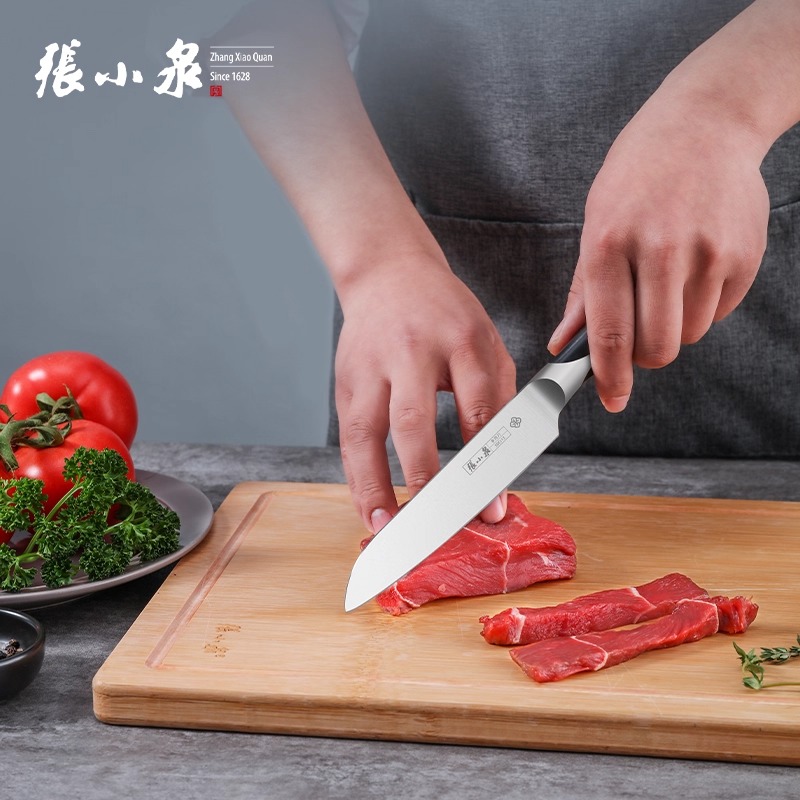 张小泉水果刀菜刀不锈钢厨房瓜果刀家用高档小厨刀正品旗舰店8138高清大图
