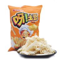 好丽友(Orion) 薯片 呀!土豆 蜂蜜黄油味70g*6/袋(休闲零食) 休闲零食品薯片童年怀旧