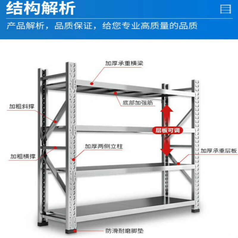 腾焱不锈钢货架TY-9组高清大图