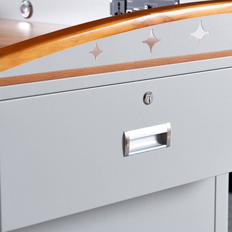 鑫金虎 钢制多媒体讲台学校教室老师讲课桌中控电子讲台 1100*780*1000mm高清大图