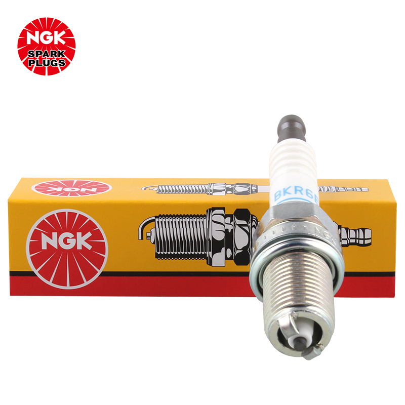 NGK 镍合金火花塞 BKR6EKUB 3584/3676 六支装奥迪A4A6A8A6L/帕萨特新领驭/红旗世纪星/大众