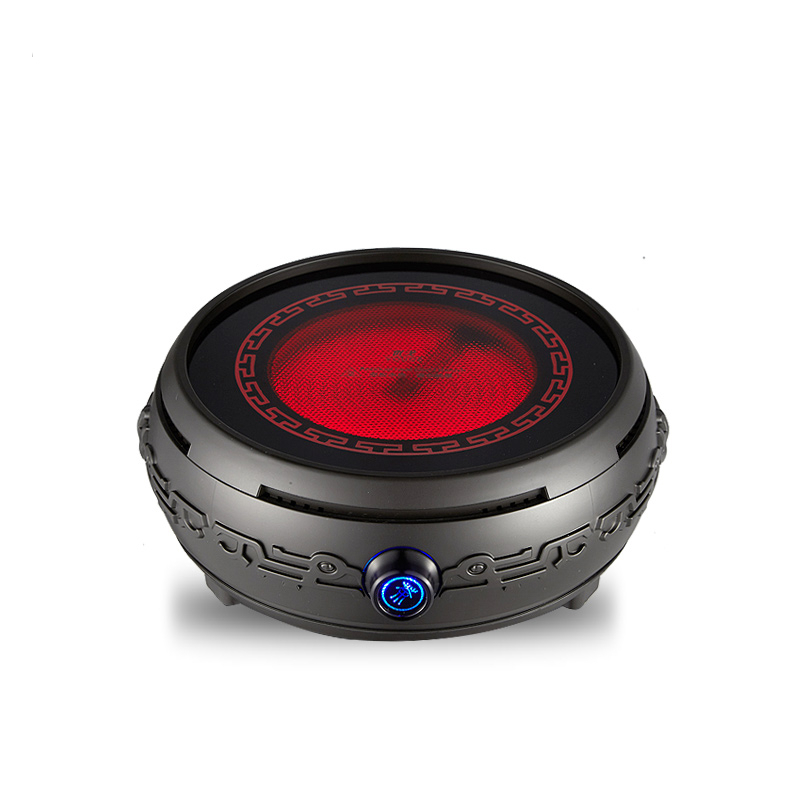 新款电陶炉不挑炉黄金蛋家用铁壶煮茶器电热茶炉 茶器电磁炉 黑色茶炉