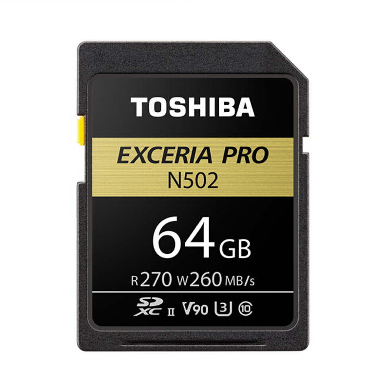 东芝(toshiba)8k高速u3等级 sdxc高速内存卡 佳能尼康单反相机存储卡